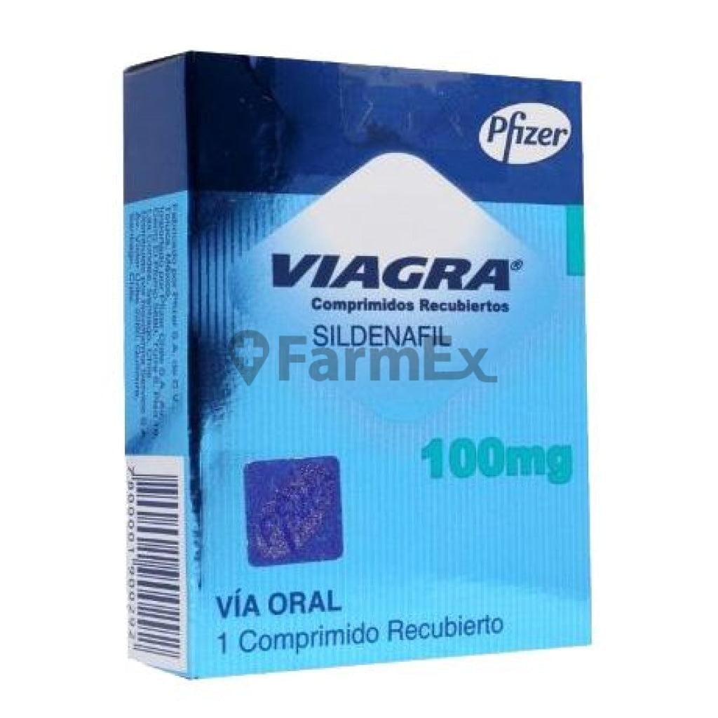 Viagra 100 mg x 1 comprimido susc-1 de 4 meses Farmex-Suscripciones-Persistente